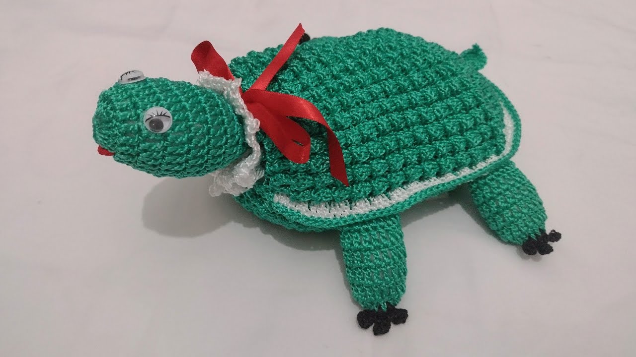 🐢Tartaruga Lili peso de porta em crochê 😍❤️Veja o passo a passo