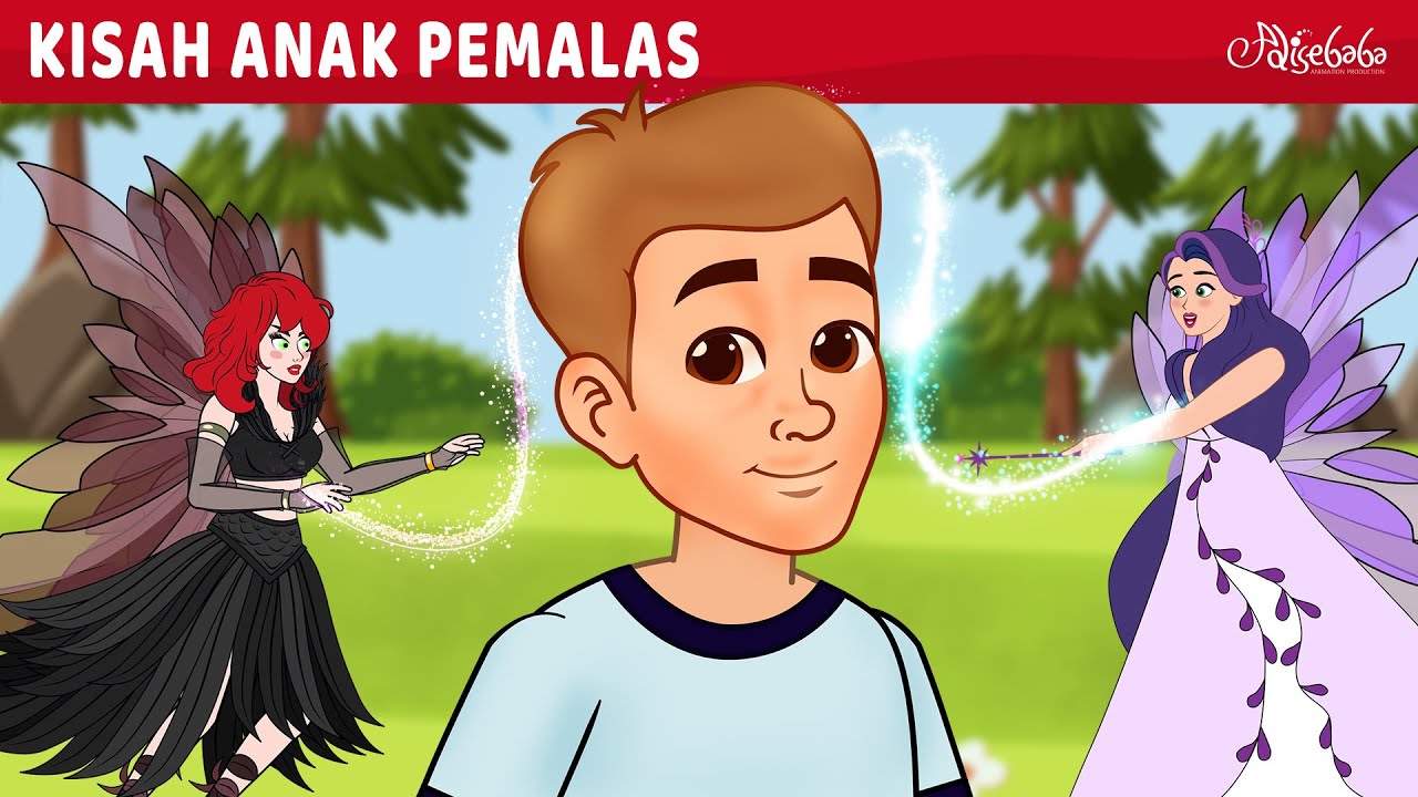 Kisah Anak Pemalas 🧚| Kartun Anak Anak  | Bahasa Indonesia Cerita Anak