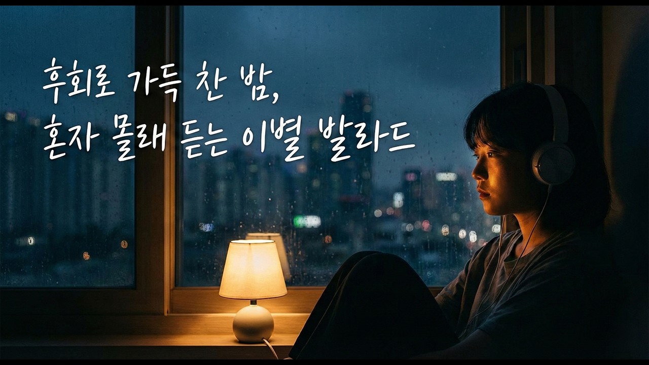 ※주의※ 절대 혼자 듣지 마세요. 눈물 참기 힘든 이별 노래 플레이리스트
