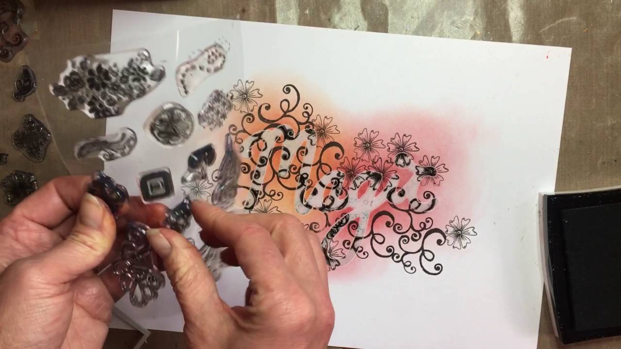 Stamps and mask technique