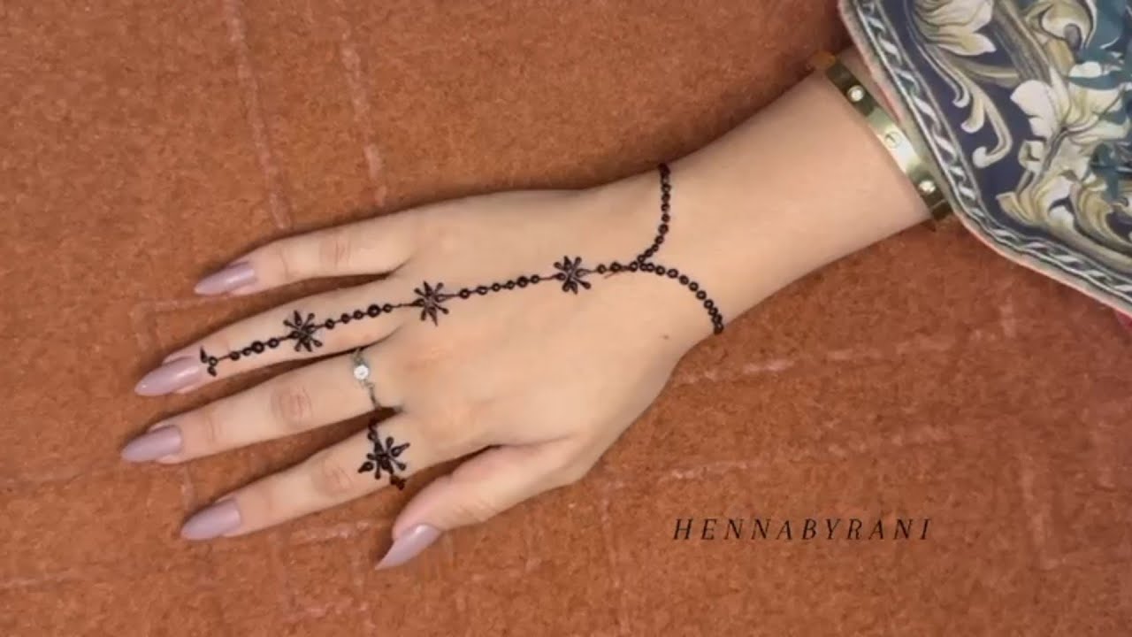 Aesthetic Mehndi Design | latest mehndi in 2025 | henna designs tutorial #mehndi #henna #foryou
