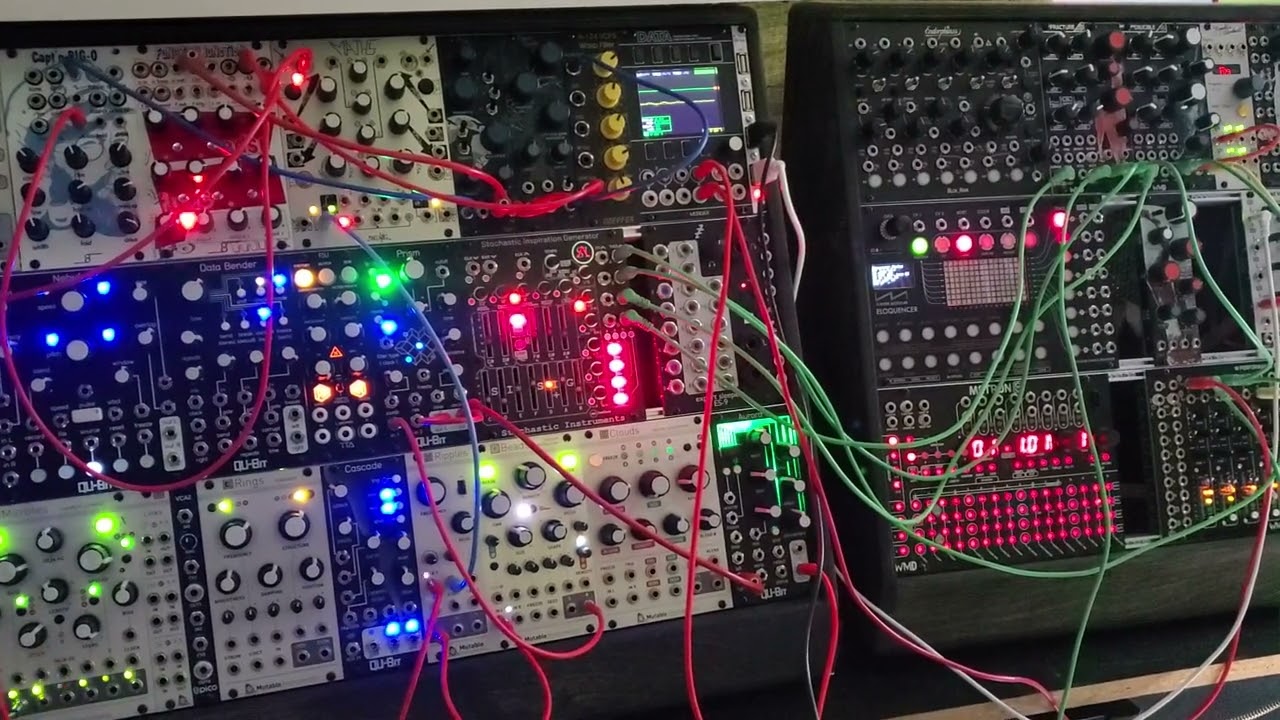 Eurorack Modular Synth Beat - Wet
