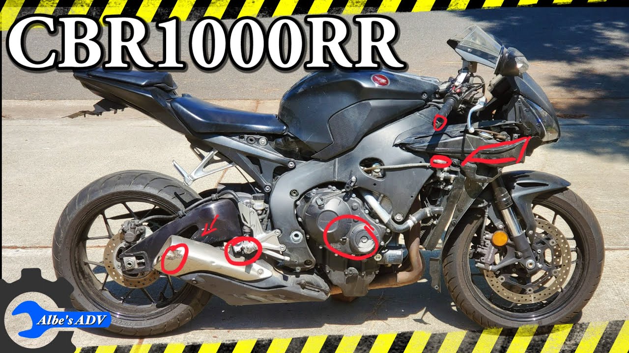 2016 Honda CBR 1000RR rebuild Ep1