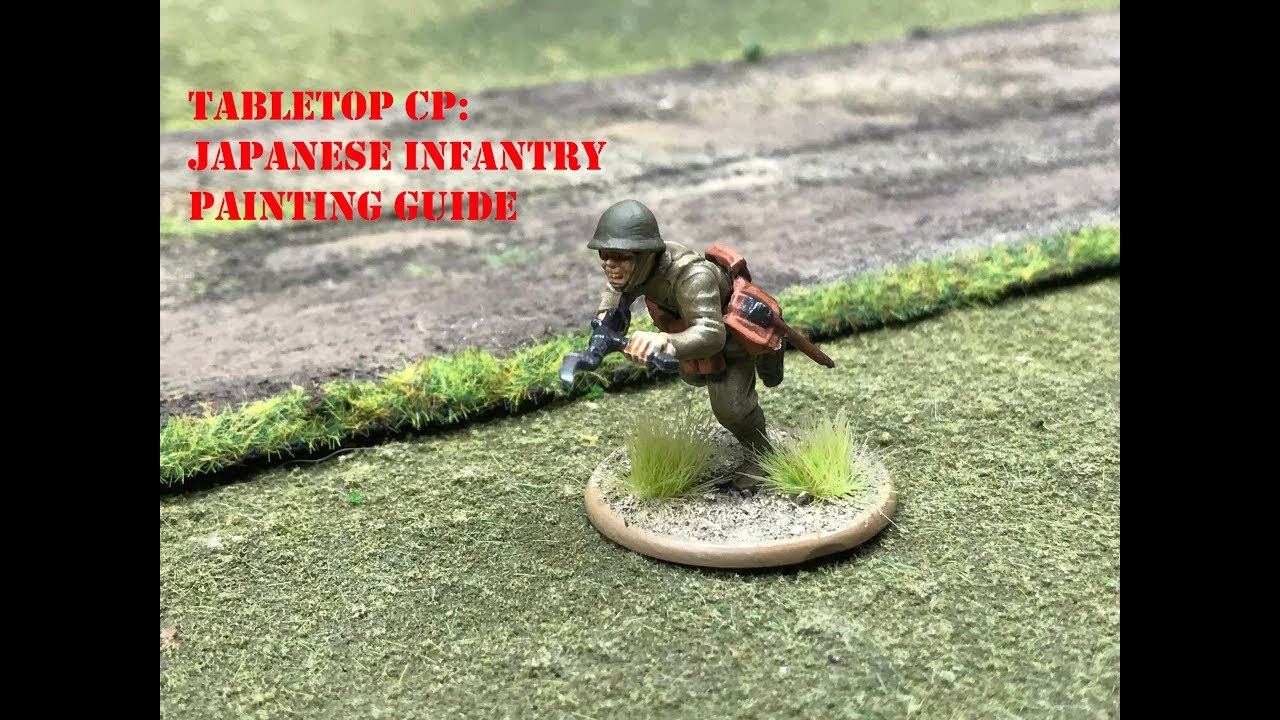 Tabletop CP: Руководство по покраске японской пехоты и демонстрация армии.