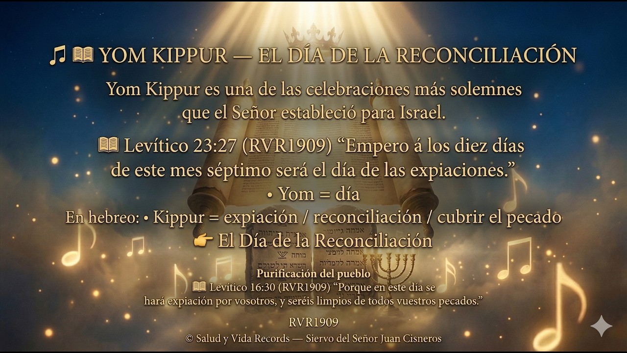 📖 Yom Kippur — El Día de la ReconciliaciónYom K