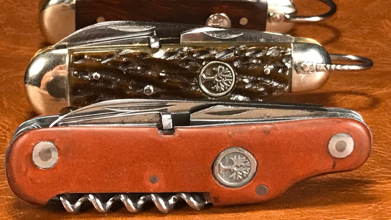 Vintage Boker 182 Camp Knife- with Fiber Scales!