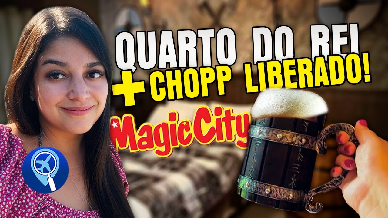 10 litros de chopp liberado! Como é se hospedar no Naturé Resort, o resort do Magic City