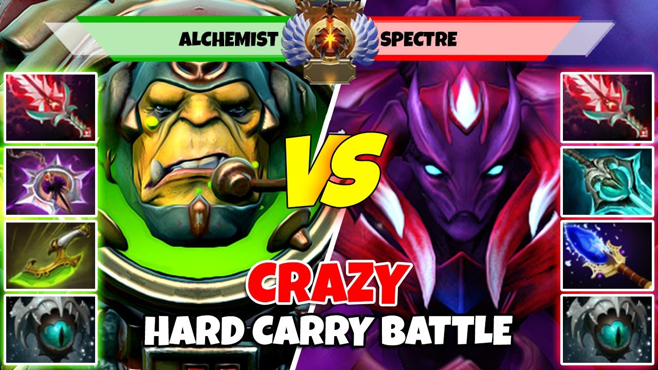 ALCHEMIST (Carry) vs SPECTRE (Carry) - Epic Battle Of Immortal Rank Dota 2 Players - Z Dota 2