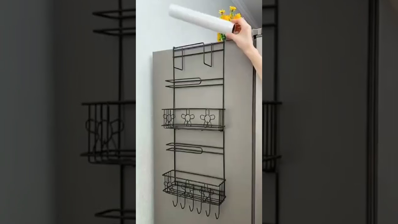 Amazon Over Fridge Space Saving Organisers|Storage Rack
