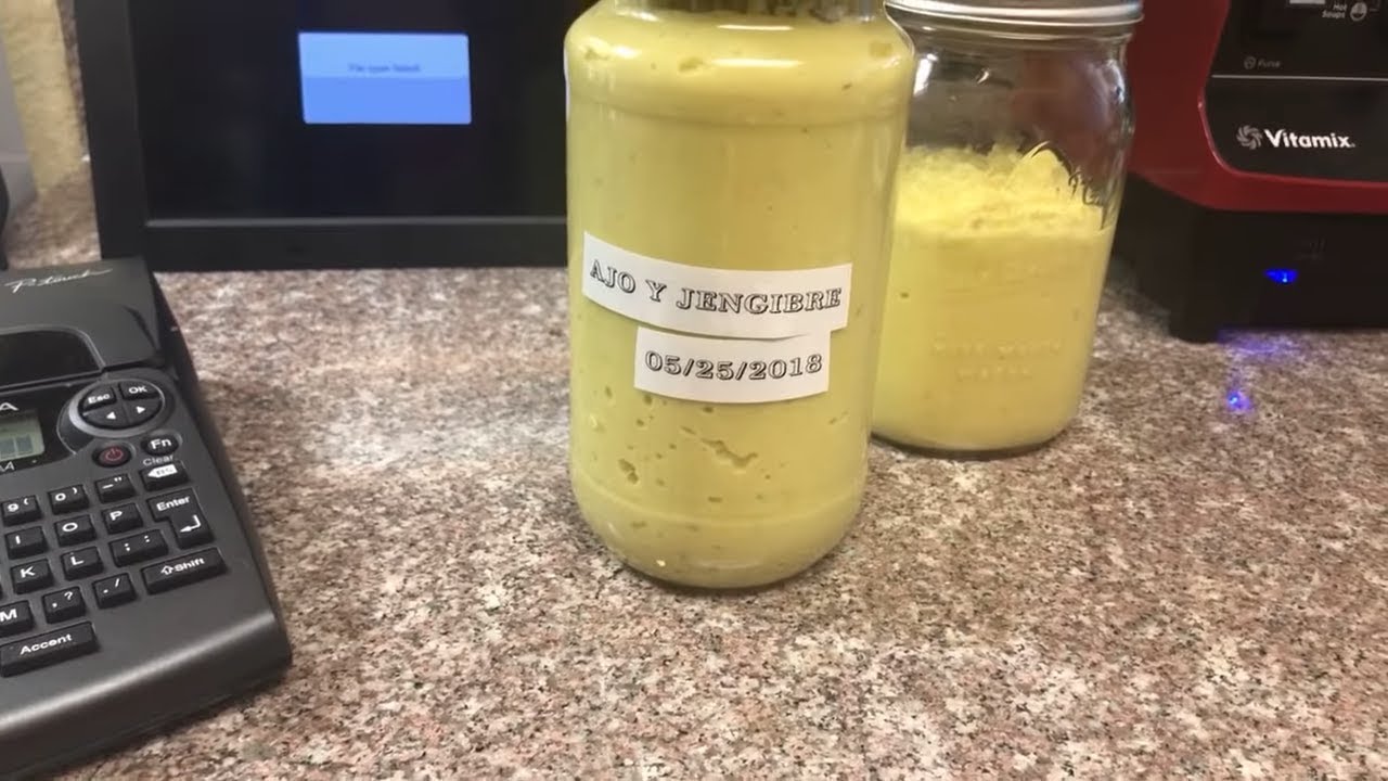 Pasta de ajo y jengibre para comida china