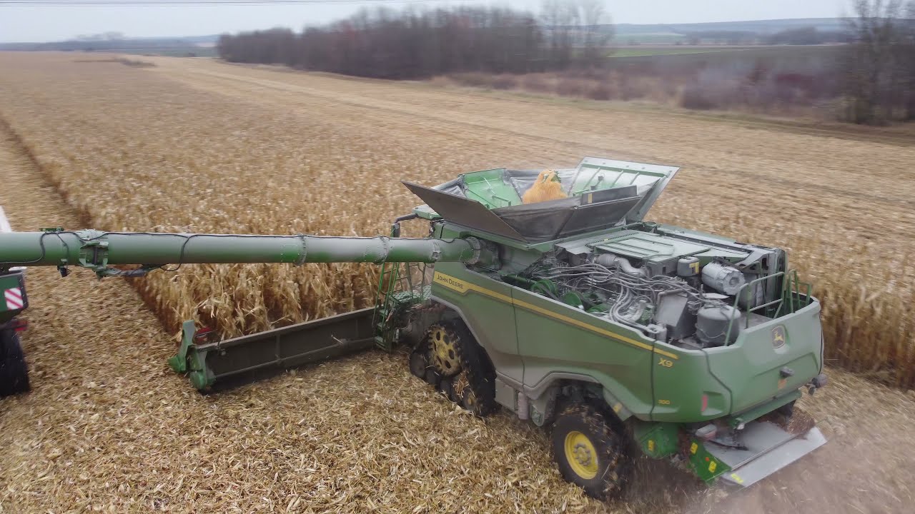 JOHN DEERE X9 1100 & C16R | Agroservis Višňové | Big Corn CZ 2021 🌽