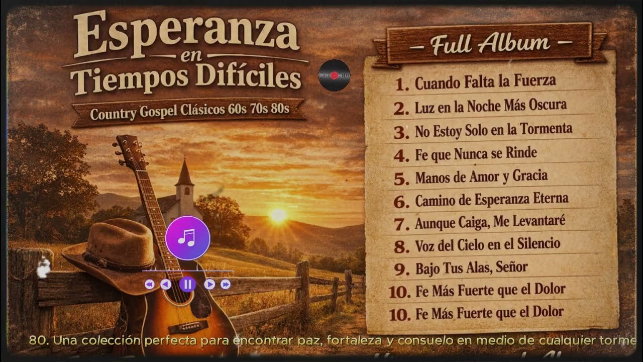 Himnos Country de Esperanza y Fe 💖 Música Cristiana para Tiempos Difíciles (Full Album)