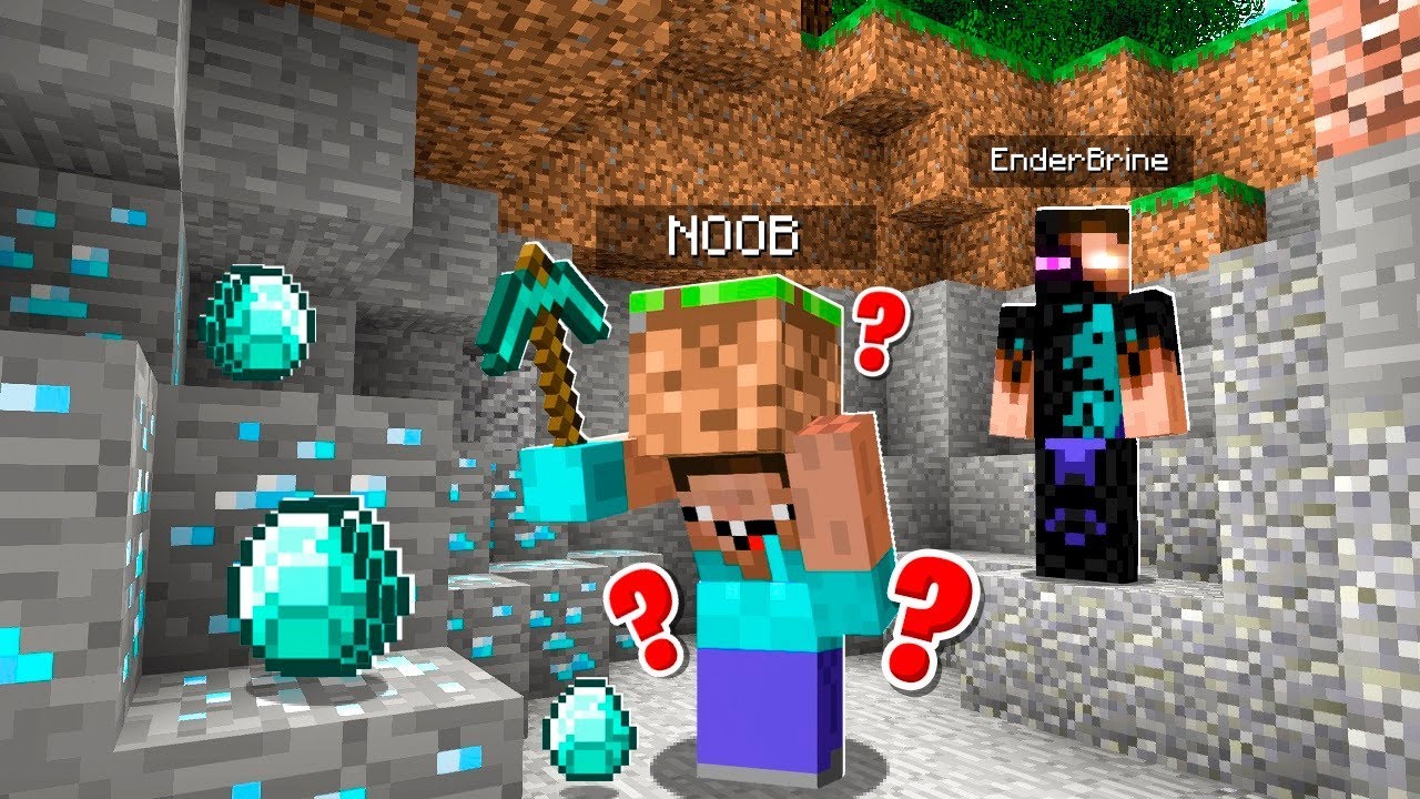 Trolling as ENDERBRINE in Minecraft PE! (He *FREAKED* When He Saw Enderbrine)