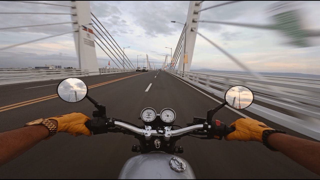 POV Ride through the Coastal Road of Davao City (Bucana Bridge) - Play at 4K