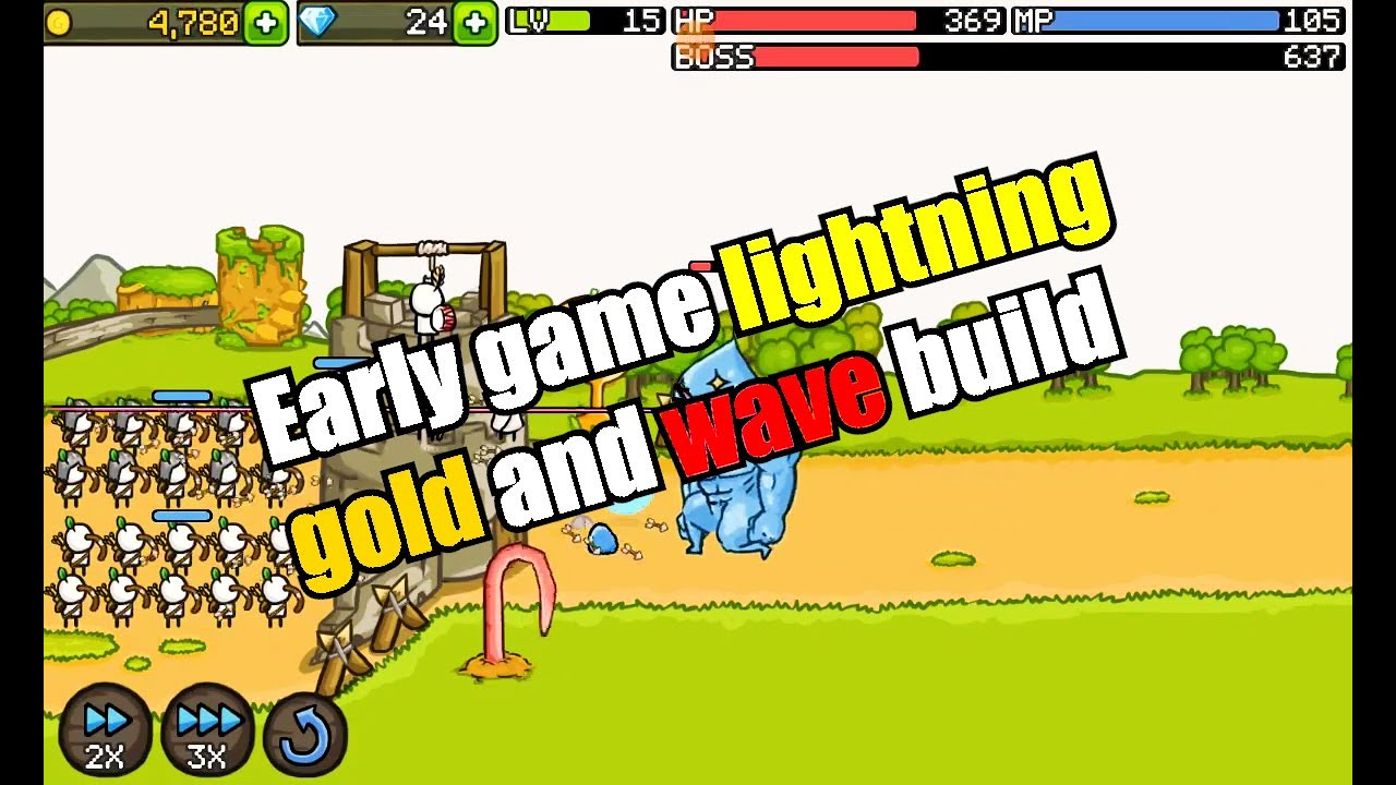 Wave 1 to 100,000++ Easiest Guide (Grow Castle New Update)