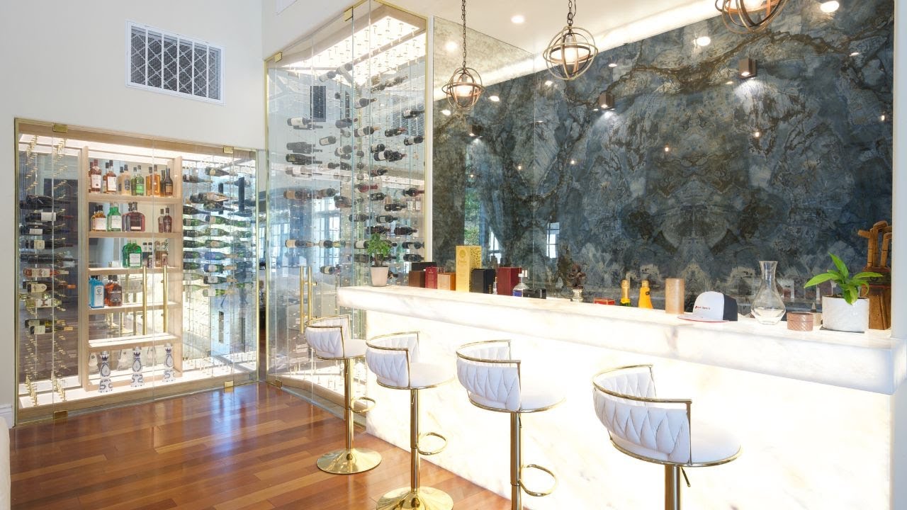 The Most Luxurious Home Wine Cellar and Bar We’ve Built This Year