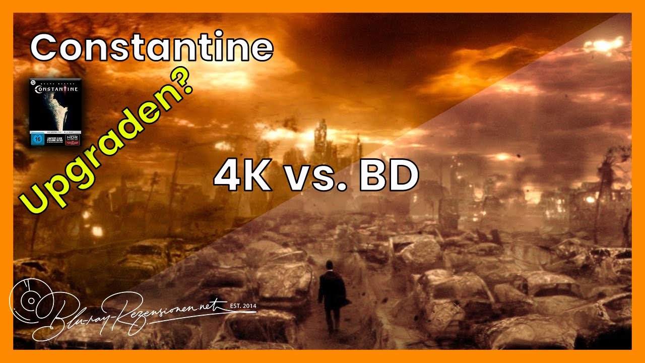 Constantine (2025 WARNER): 4K Ultra HD vs Blu-ray Comparison / Vergleich