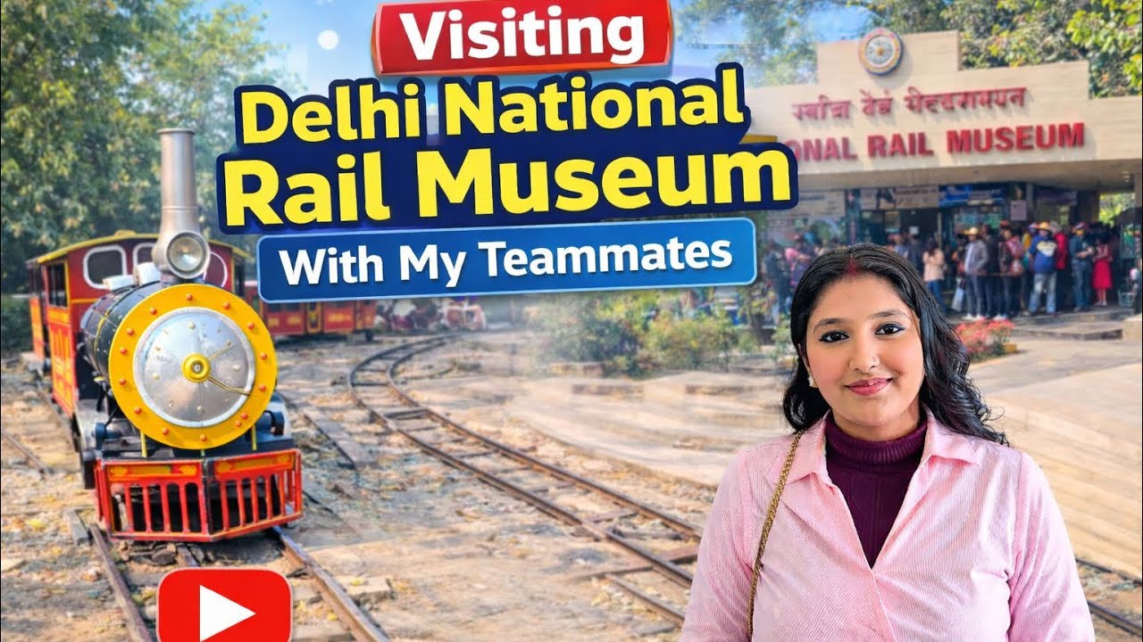 National Rail Museum Delhi 🚂 | Toy Train Ride & Museum Tour