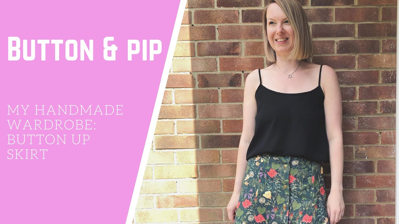 My Handmade Wardrobe: Button up skirt Review ||  AD