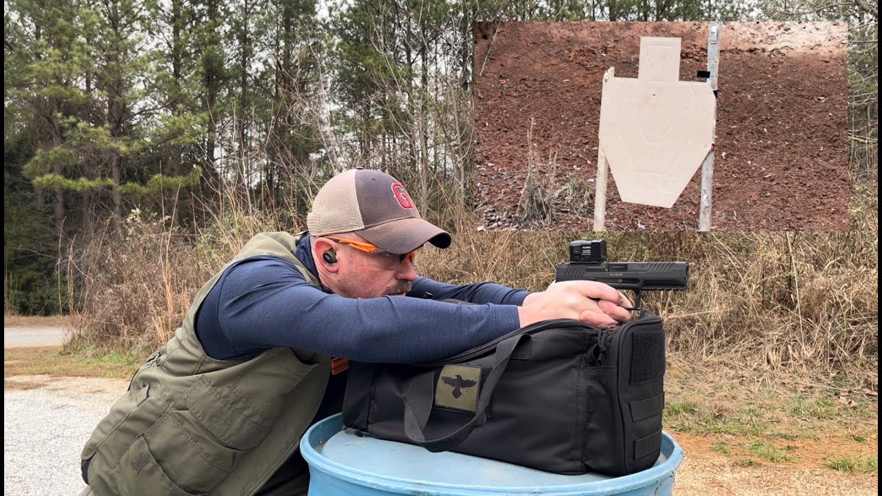 Тест на точность стрельбы из пистолета Taurus TX9 Thousand Round Challenge