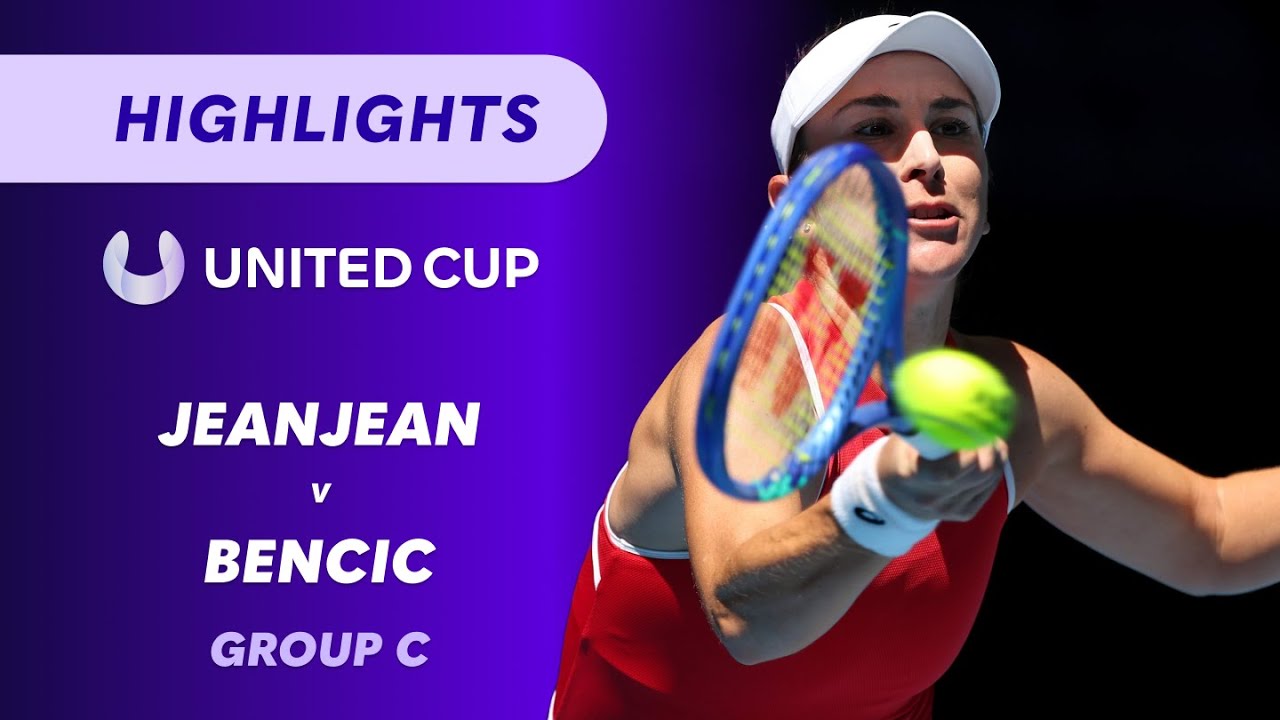 Leolia Jeanjean (FRA) v Belinda Bencic (SUI) - United Cup Highlights | Wide World of Sports
