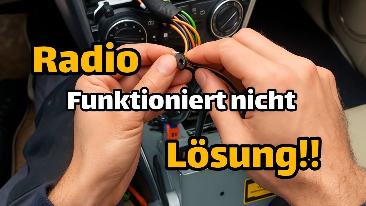 Radio und Navigation funktionieren nicht einfach reparieren 