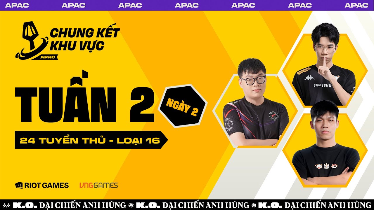 🔴 TUẦN 2 - NG&Agrave;Y 2 &ndash; CHUNG KẾT KHU VỰC APAC | YBY1, MARIS, SB GRENADE | ĐTCL M&ugrave;a 15