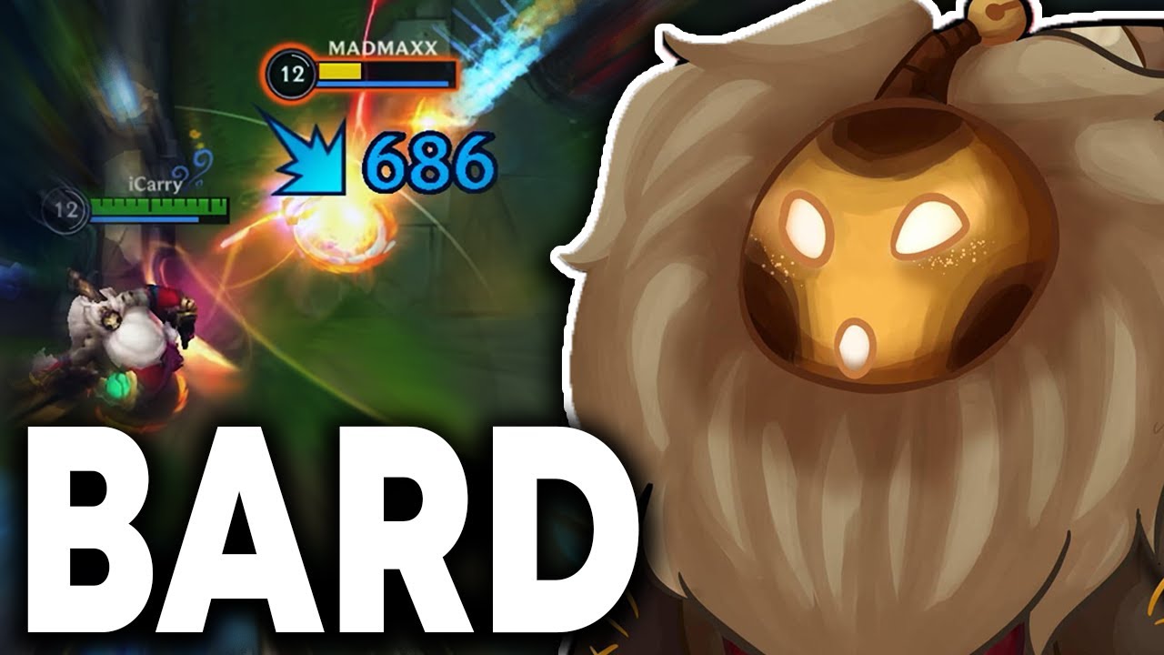Wild Rift Bard Support Carry Gameplay (Build & Runes)