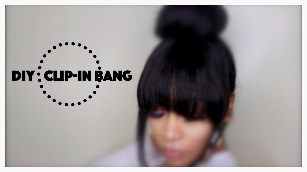 DIY Clip-In Bang