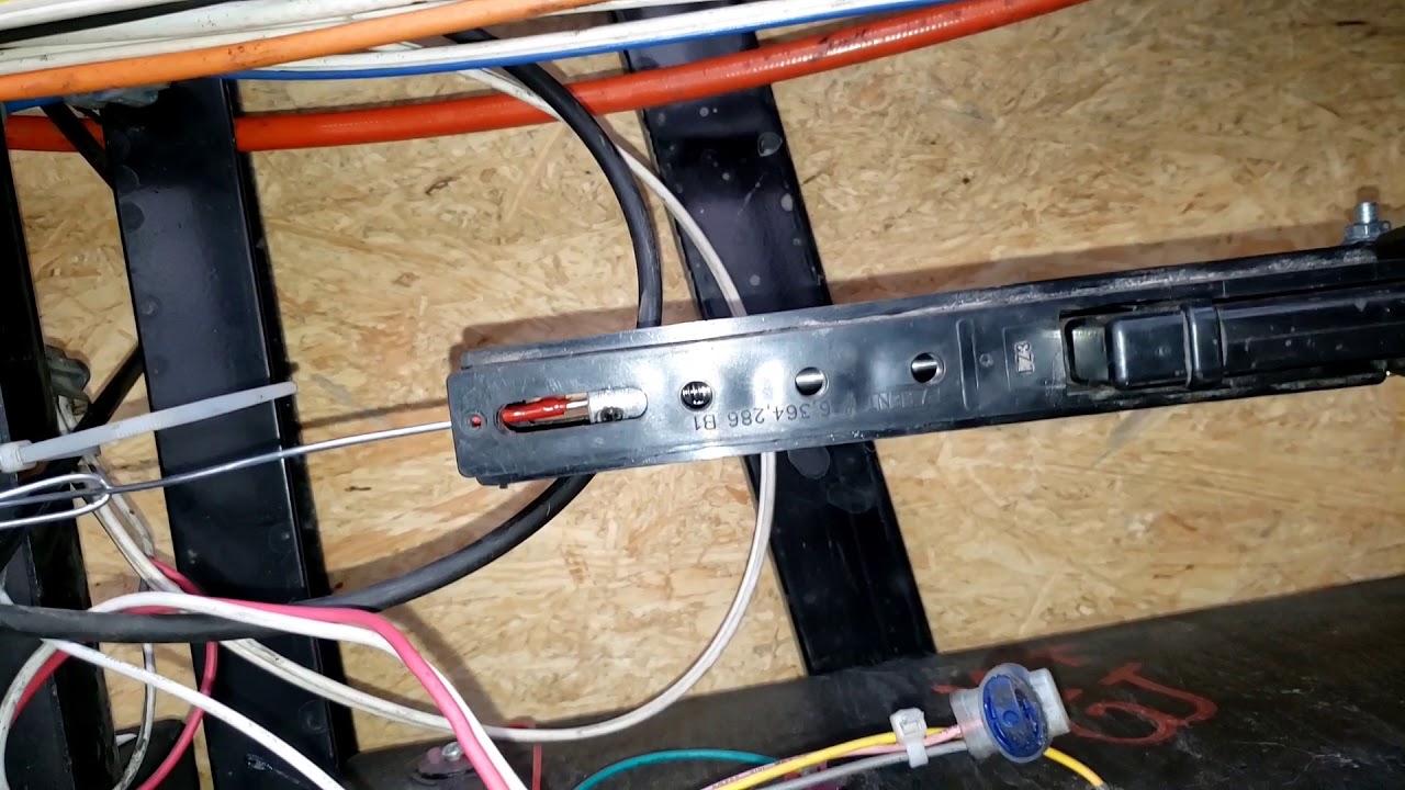 RV waste valve cable replacement