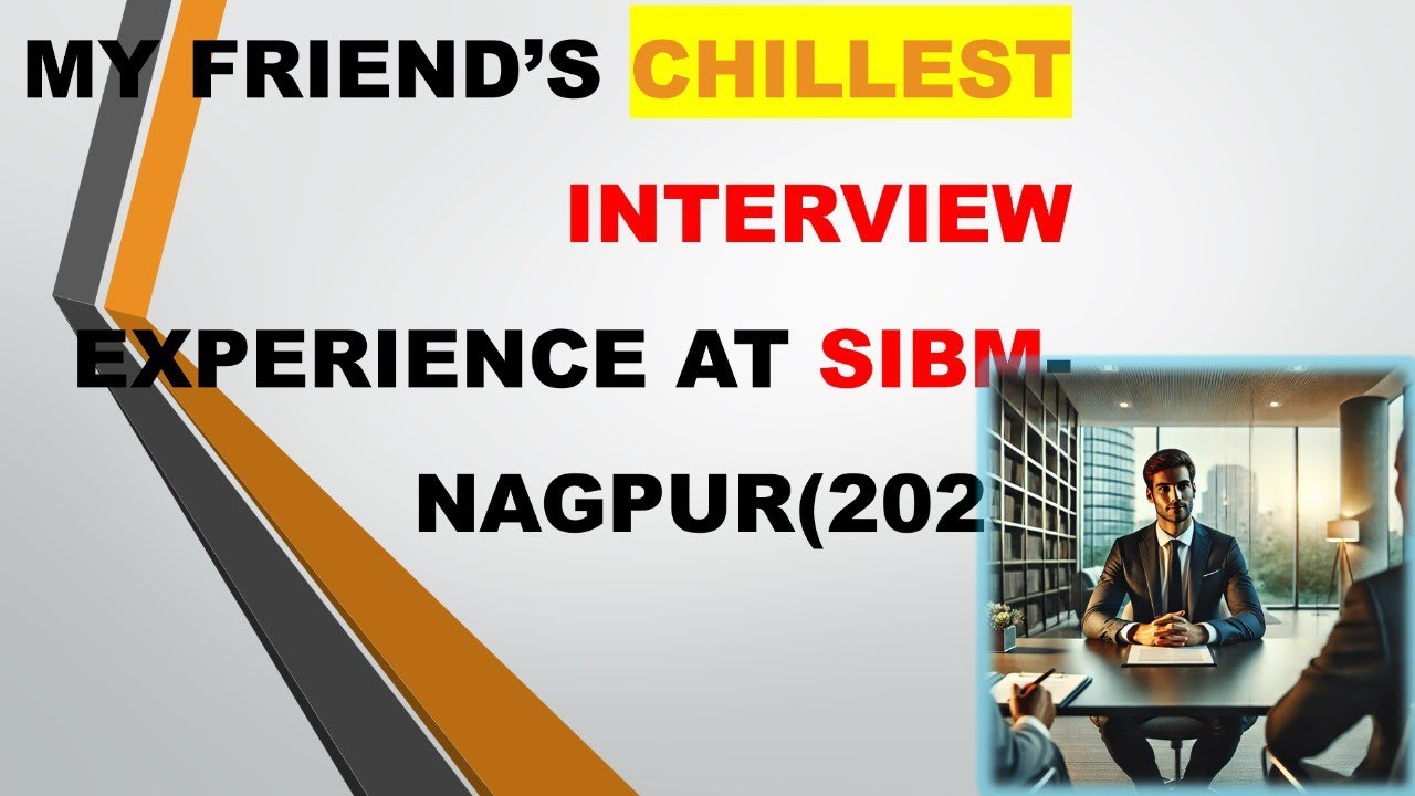 SIBM Nagpur Interview 2025 |Surprisingly Chill & Easy!#mba #sibm #sibmpune #sibmnagpur #scmhrd #gdpi