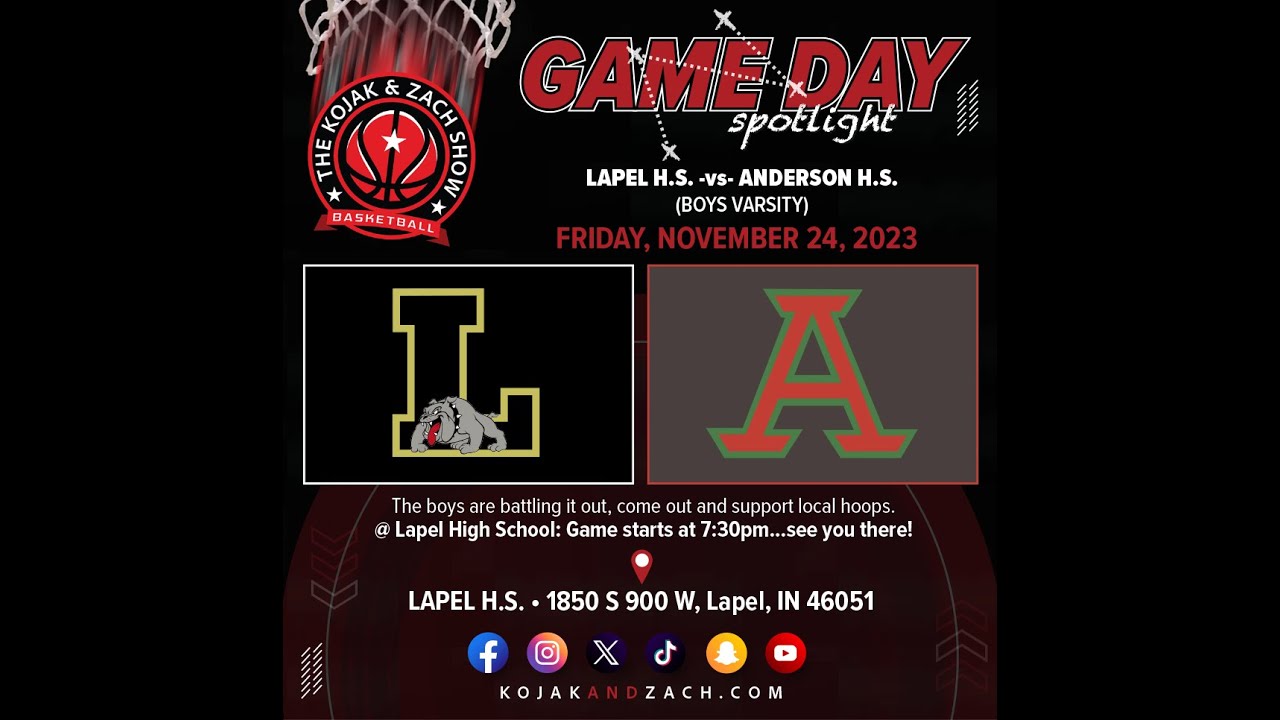 Lapel vs Anderson Boys Varsity 11 24 2023