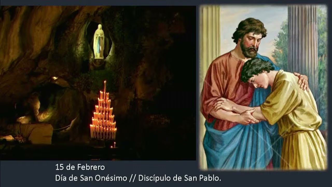 Rosario 15 de febrero día de San Onésimo.