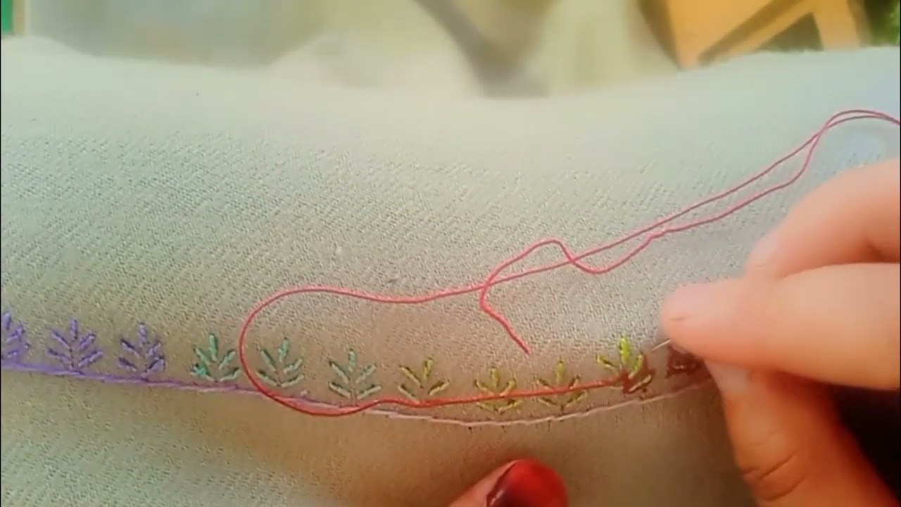 SOZNI Work IN KASHMIRI || Basic Step FOR BEGINNERS #fashion#art#diy#embroidery # kashmiri Soozniart