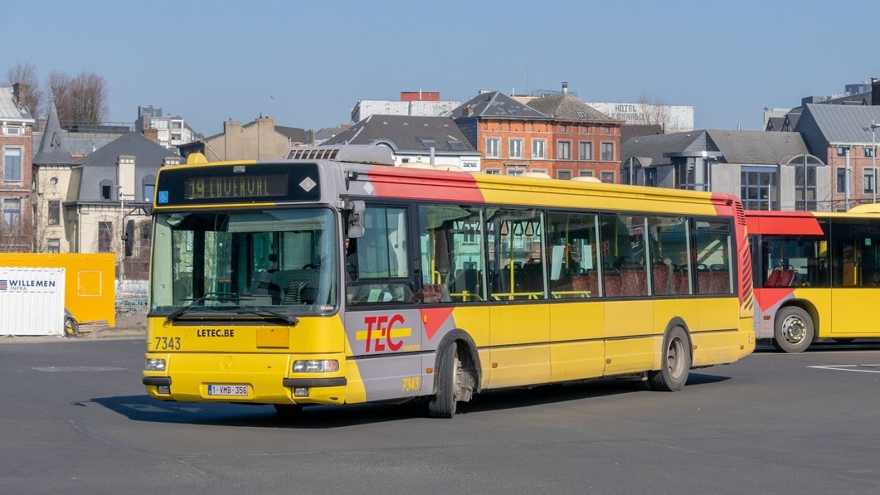 Charleroi 🇧🇪 | Irisbus Agora S TEC 7343 | Iveco/Voith | Ligne 11 (05/05/2022)