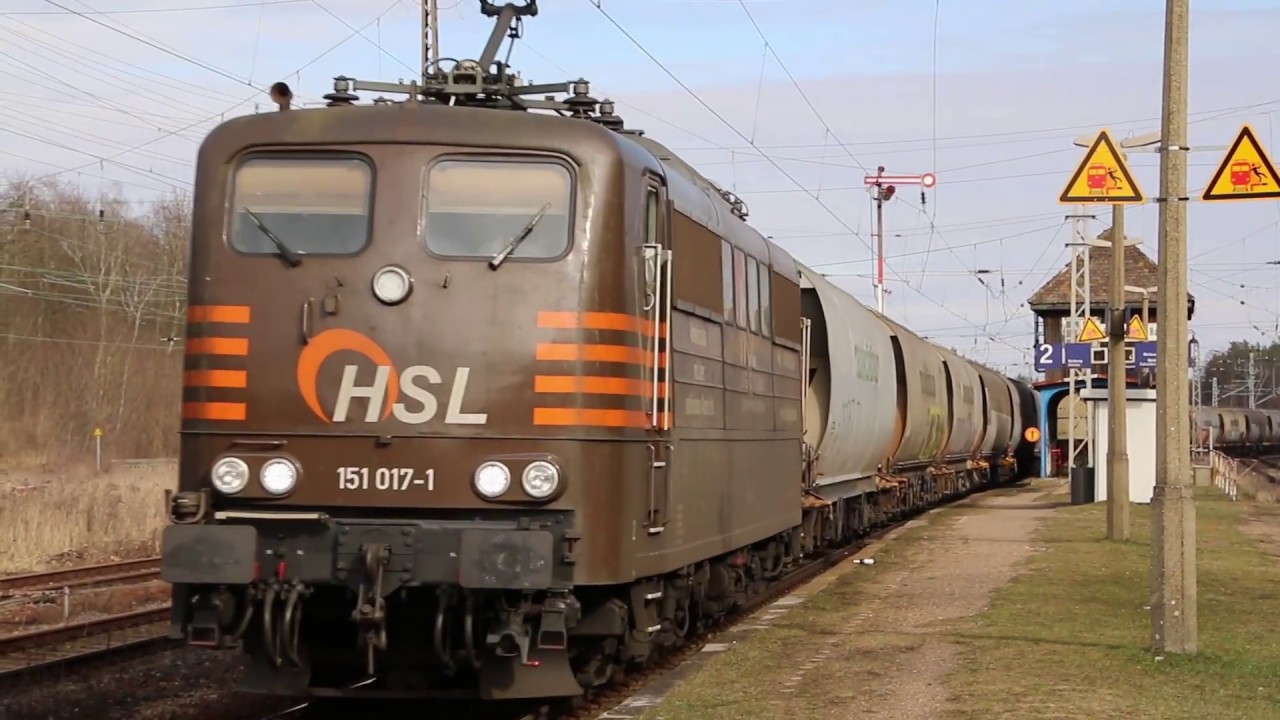 Züge in Meinsdorf und Lutherstadt Wittenberg am 26.02.2017