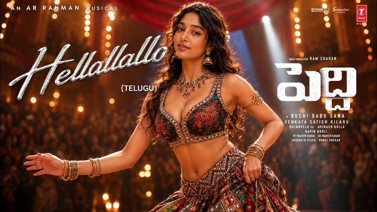 Hellallallo Song | Peddi | Ram Charan | Buchi Babu | Shruthi Haasan | Janhvi | AR Rahman