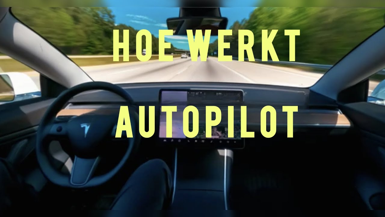 Zo werkt autopilot in een tesla model 3/ Y in 2025 #tesla #teslatechnology