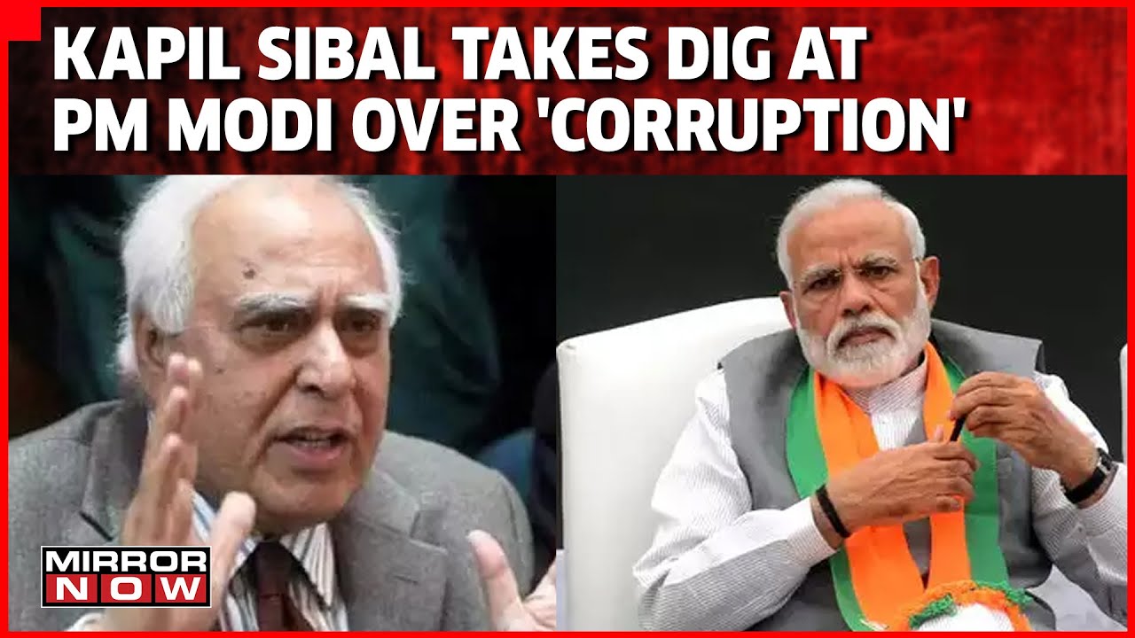 'Men May Lie But..': Kapil Sibal Openly Targets PM Modi Over Corruption Claims | English News Today