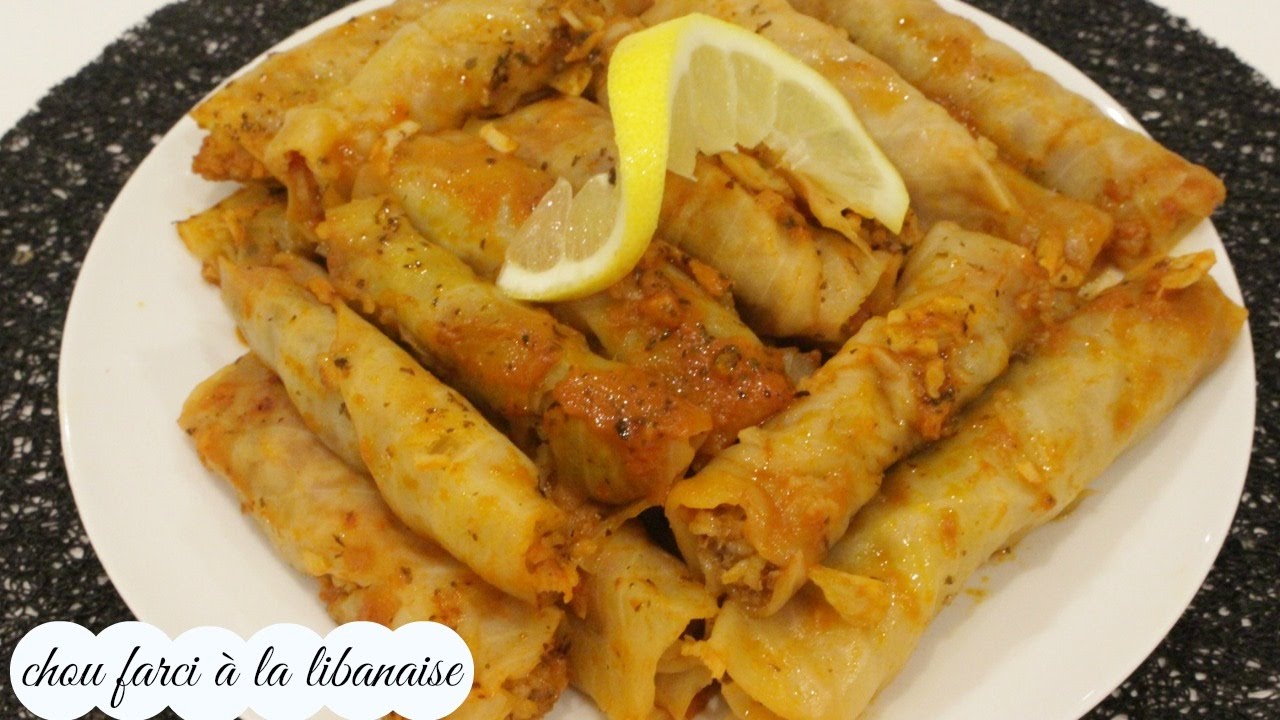 chou farci à la libanaise/Stuffed cabbage rolls