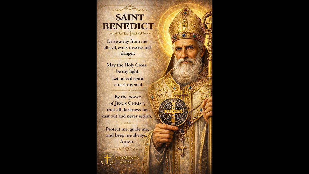 Saint Benedict, Protect Me Today | Morning Prayer for Protection 