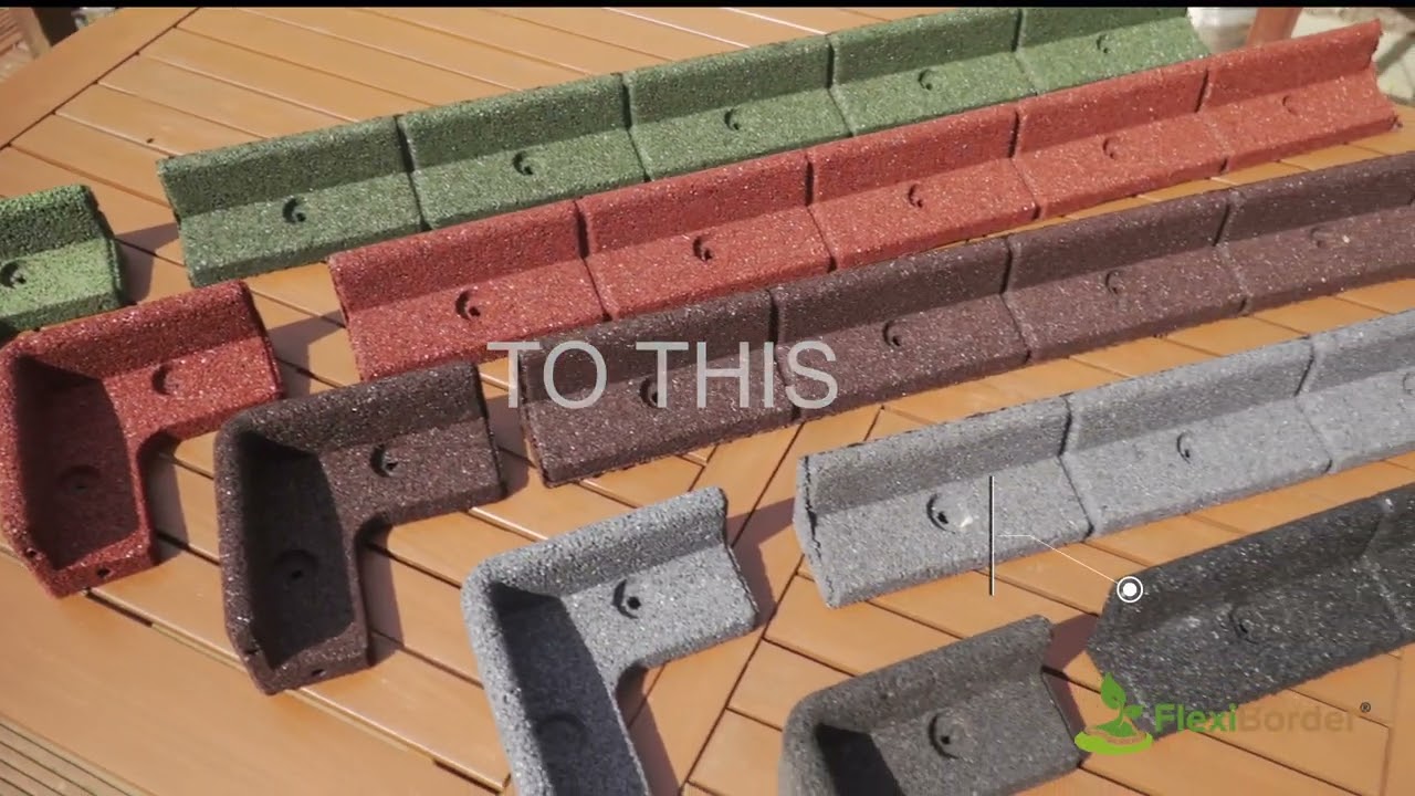 FlexiBorder®  How to create and install FlexiBorder garden borders / edging