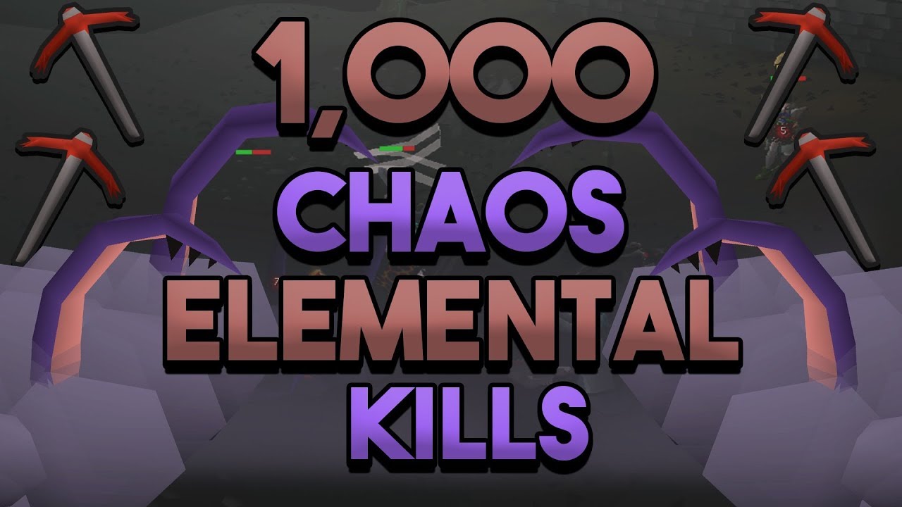 Loot From 1,000 Chaos Elemental
