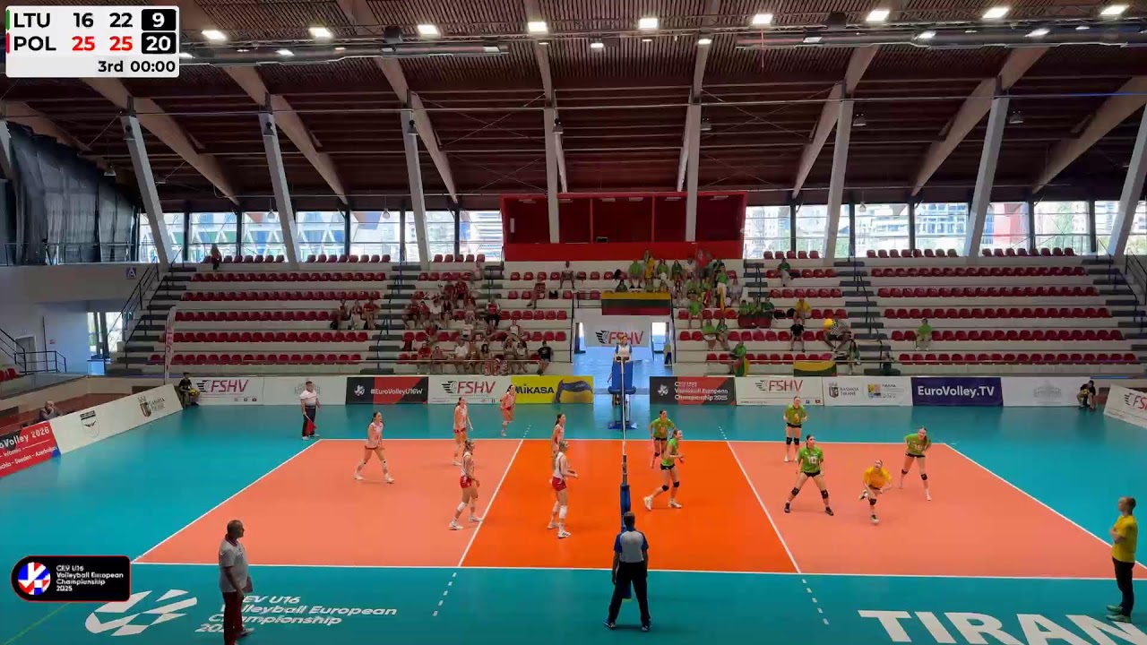 CEV U16 Champioship 2025
Lithuania - Poland