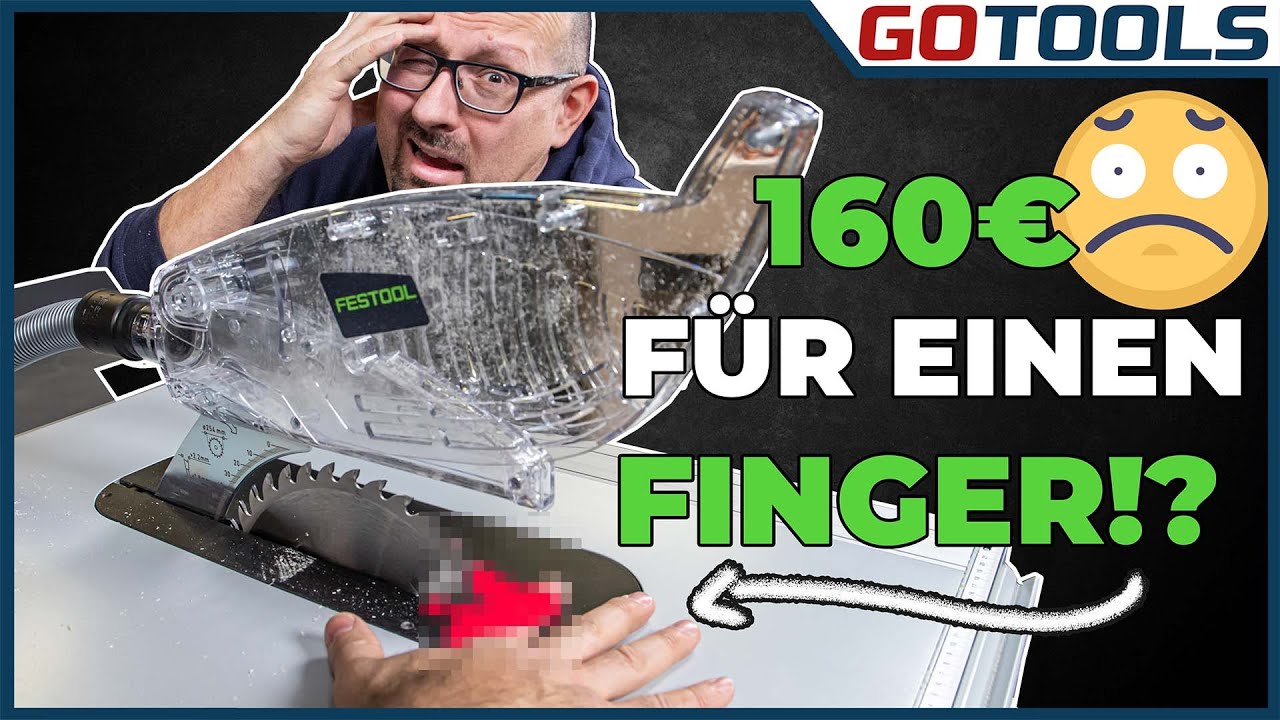 Deine Finger - unbezahlbar! Tischkreissäge TKS 80 mit innovativer SawStop-Technologie | + Verlosung