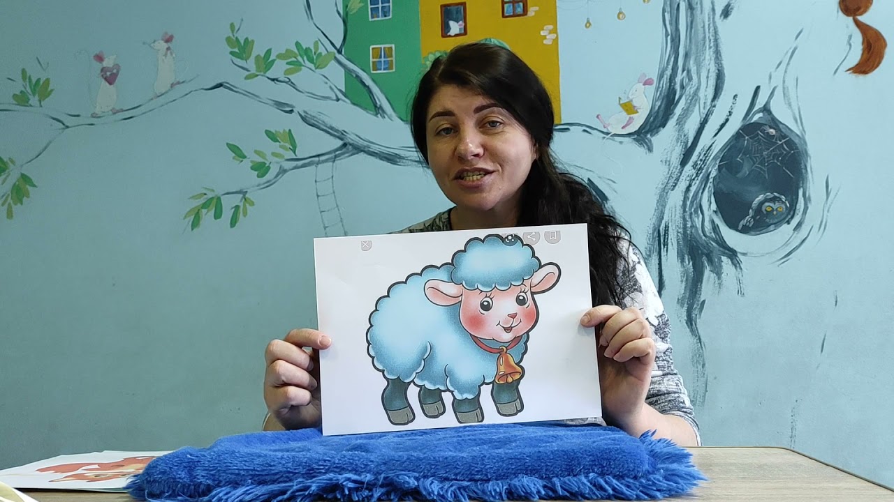 Музичне заняття Овечка вихователь Наталя
