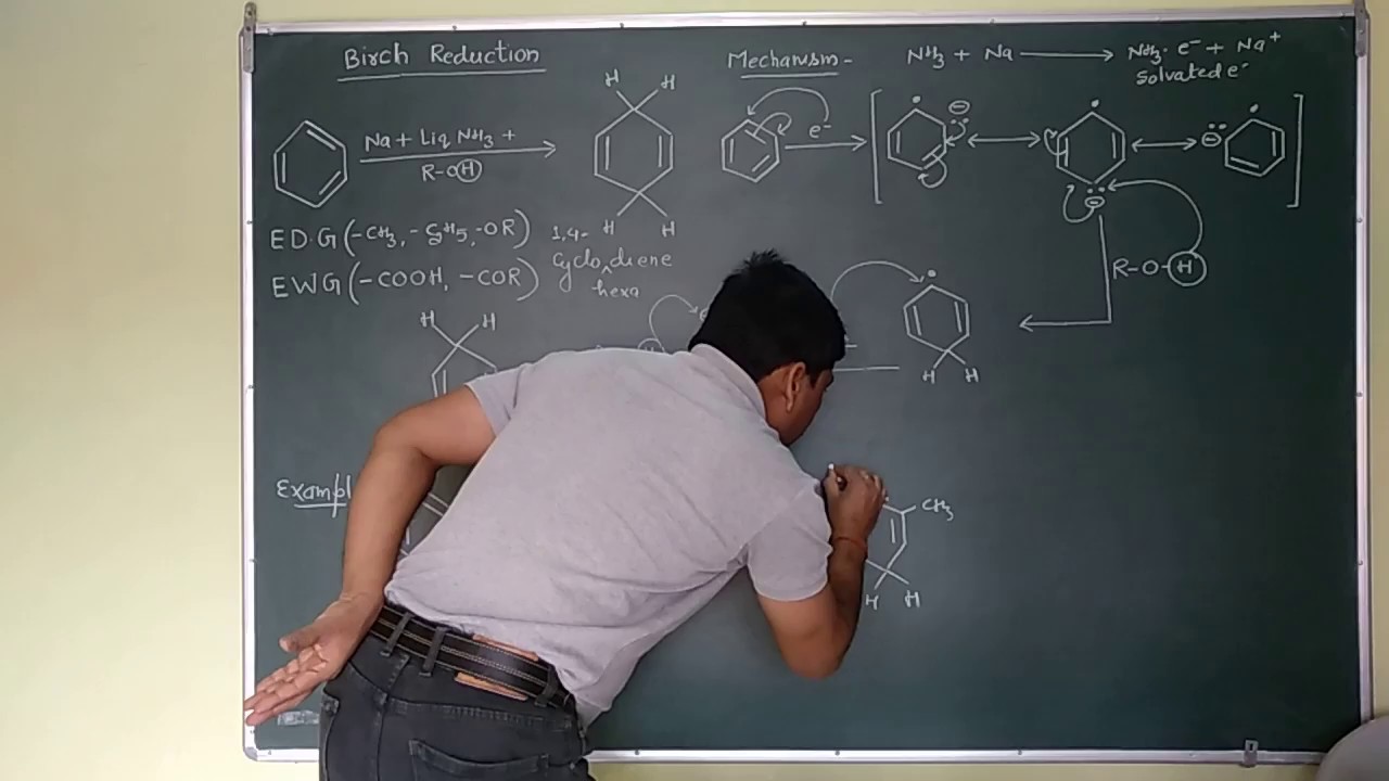 L-4 Birch Reduction Mechanism Part -4 for JEE Mains/Advanced &NEET By Sukhdev Patsariya