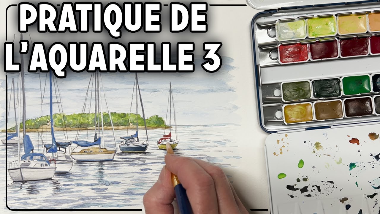 TUTO COMPLET AQUARELLE - Art Classe Peindre avec Lo