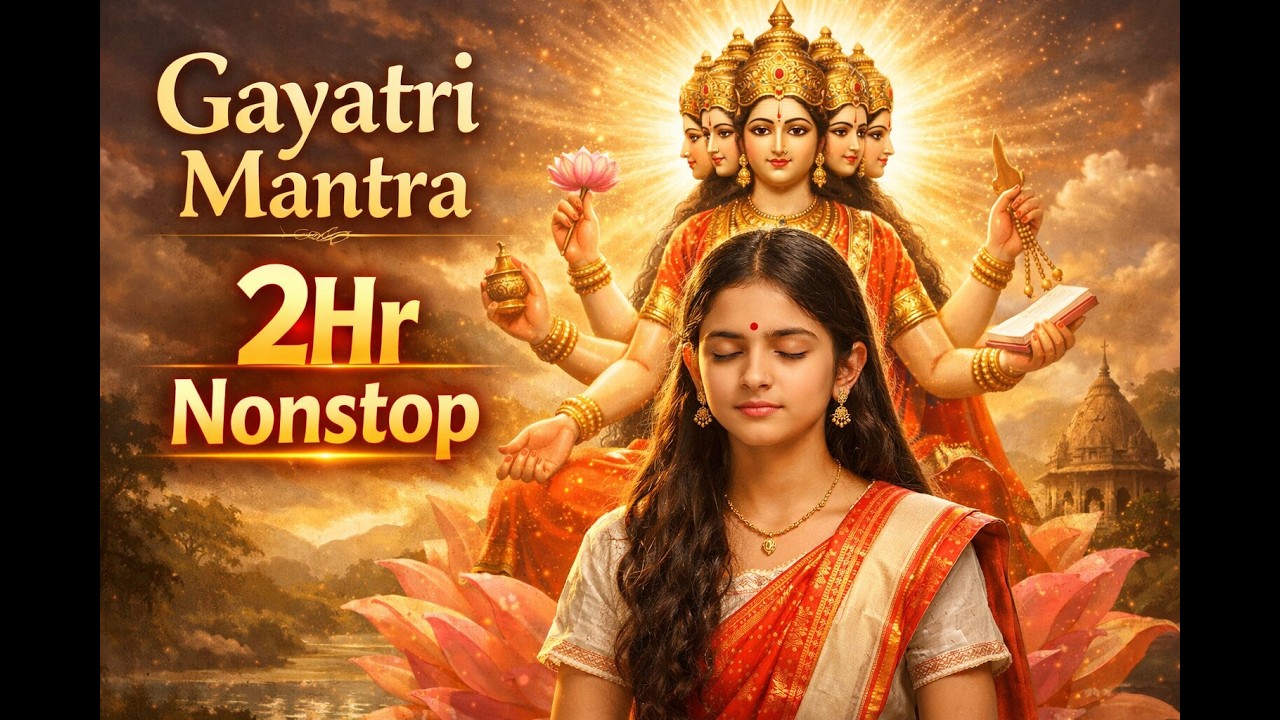 Gayatri Mantra 2 Hours Nonstop | Most Powerful Mantra for Peace & Positive Energy