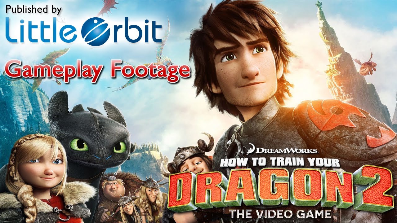How to Train Your Dragon 2 - Gameplay Preview Footage Little Orbit